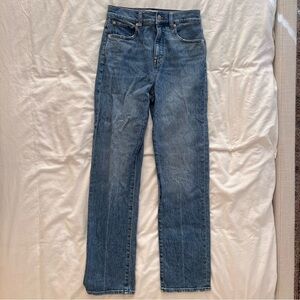Madewell 90s Straight Medium Wash Denim Jeans